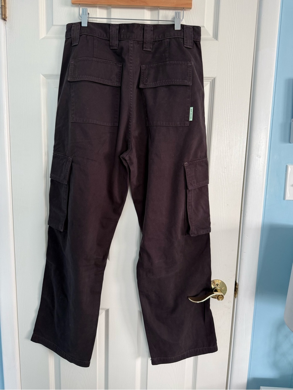 AGOLDE x RSVP Gallery Wilcox Cargo Trousers Pants Brown NEW Size 30 - Picture 2 of 8